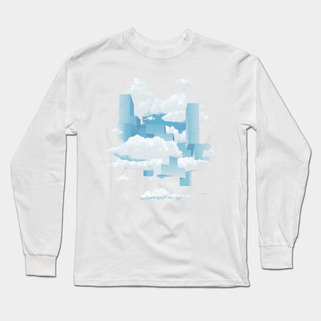 I see blocks. Long Sleeve T-Shirt by georgeslemercenaire